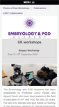 Mobile Screenshot of embryologyandpgdacademy.com