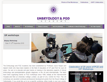 Tablet Screenshot of embryologyandpgdacademy.com